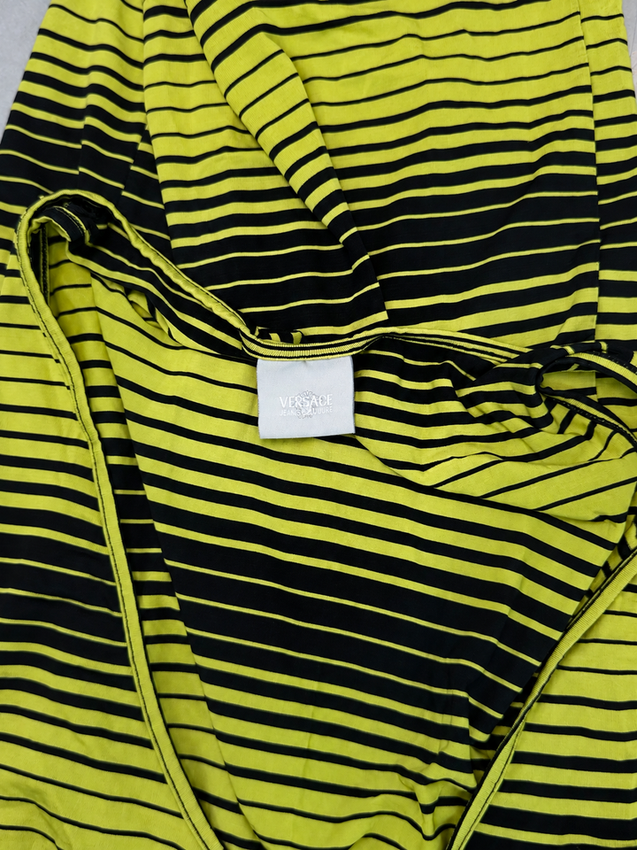 Versace Jeans Couture striped midi dress