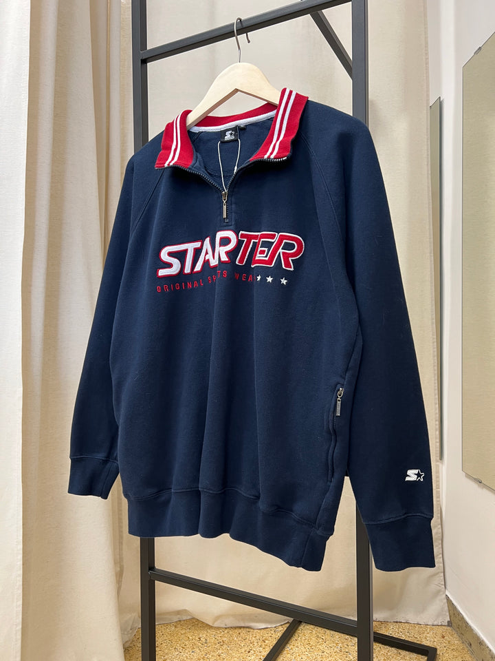 Starter Vintage 1/4 Zip Up Sweatshirt Men’s Medium