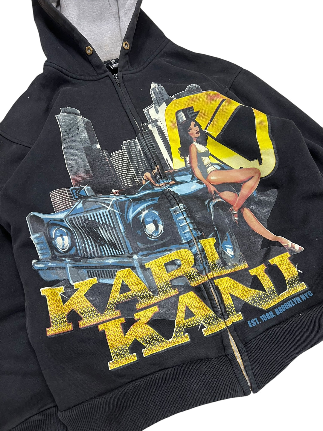 Karl Kani Brooklyn NYC vintage hooded jacket Men’s small