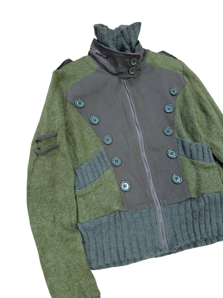 AnnaRita Vintage Military Hybrid Jacket Medium