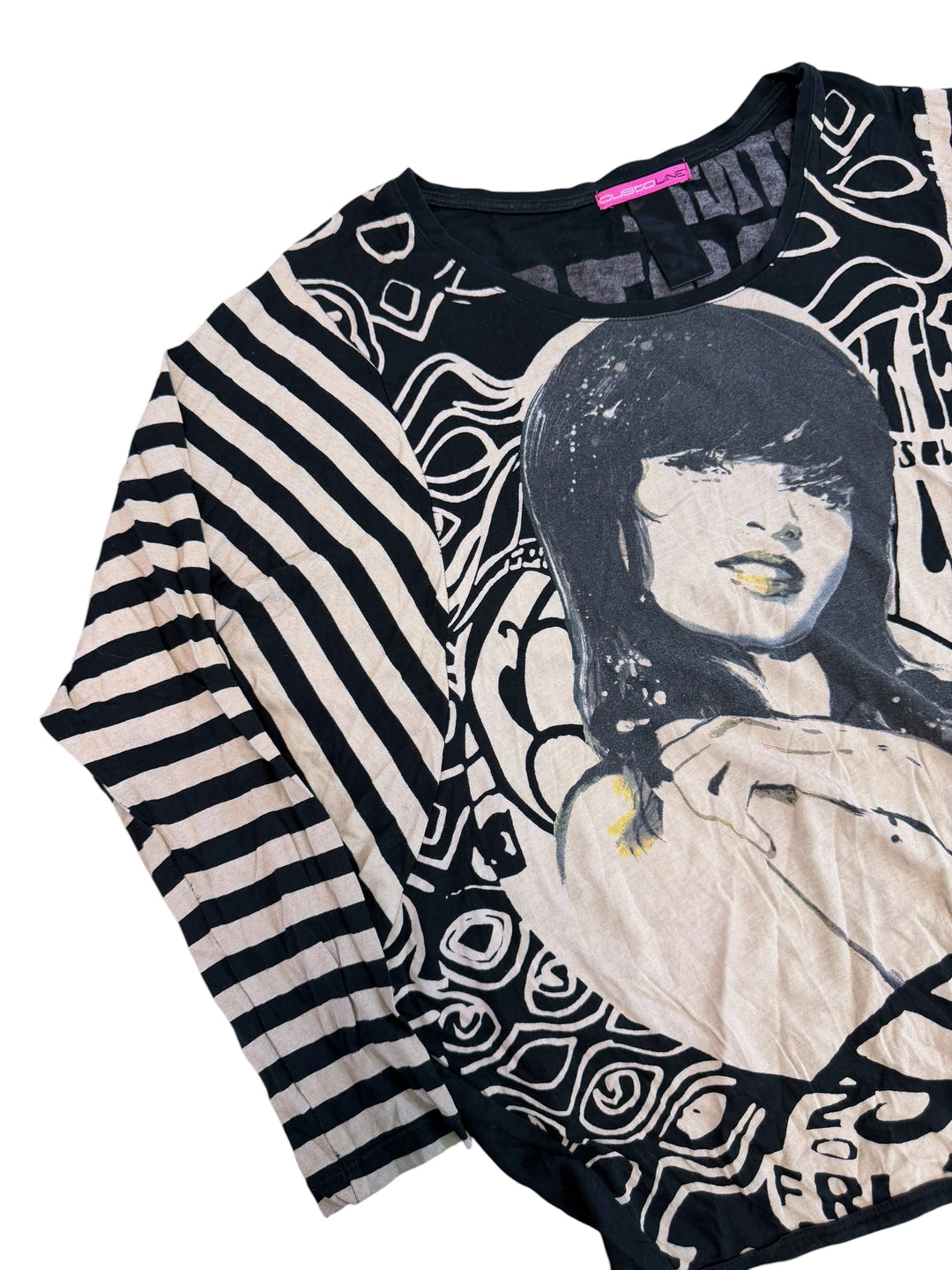 Custo Barcelona graphic dolman sleeve top