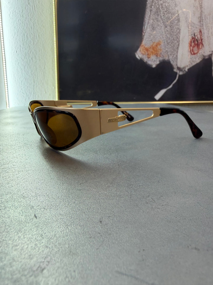 Arnette 1990s metal wraparound sunglasses