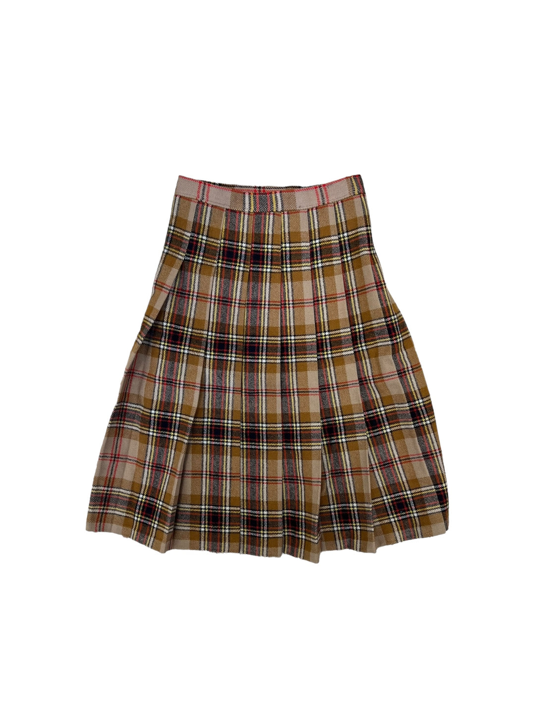 Vintage tartan high waist skirt women’s extra small