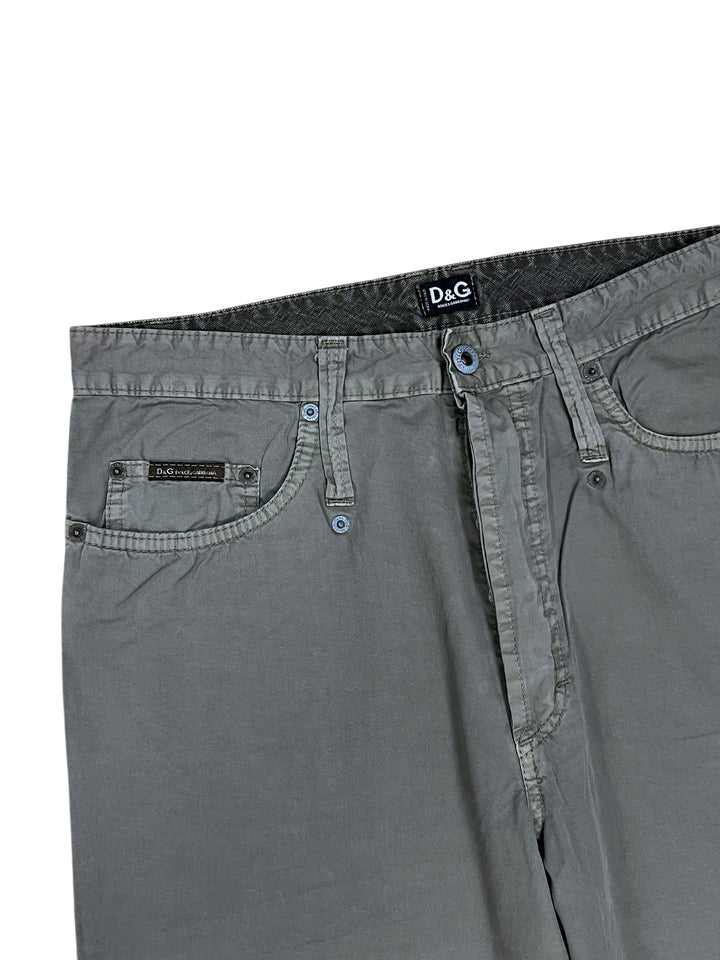 Dolce & Gabbana Cotton Straight Leg Pants Men’s Medium 33/47