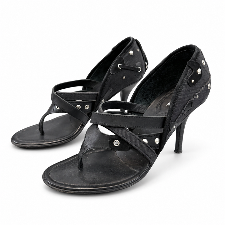 Diesel Style Lab studded strappy heeled sandals