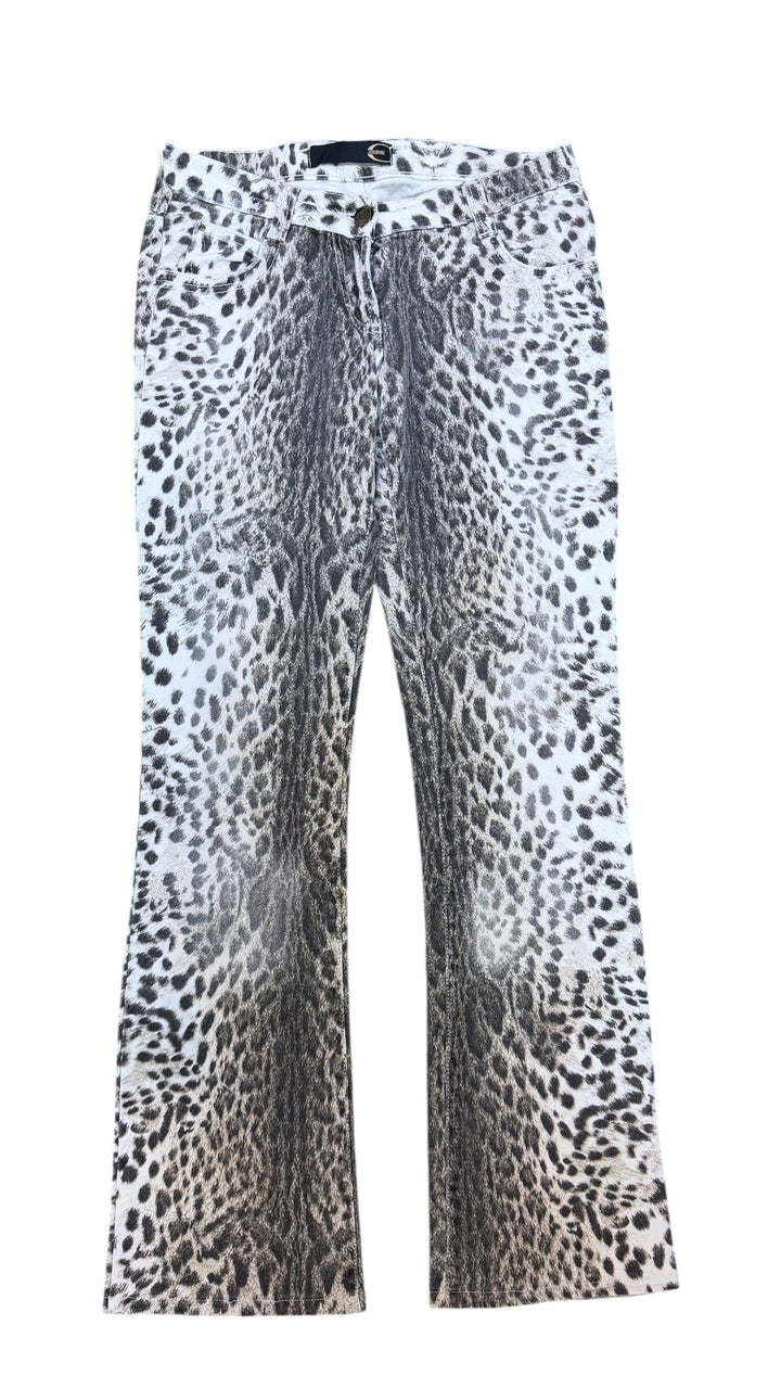 Just Cavalli low waist leopard print straight jeans