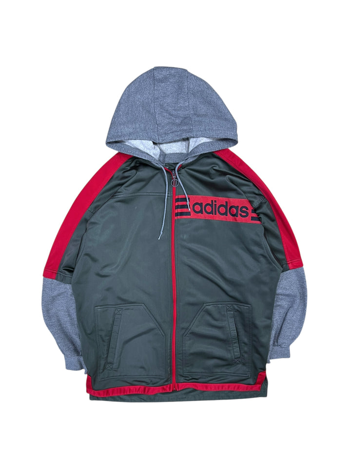 Adidas Vintage Hooded Jacket Men’s Medium