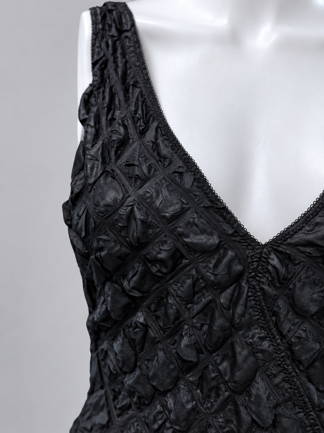Gianni Versace Intimo textured black bodysuit
