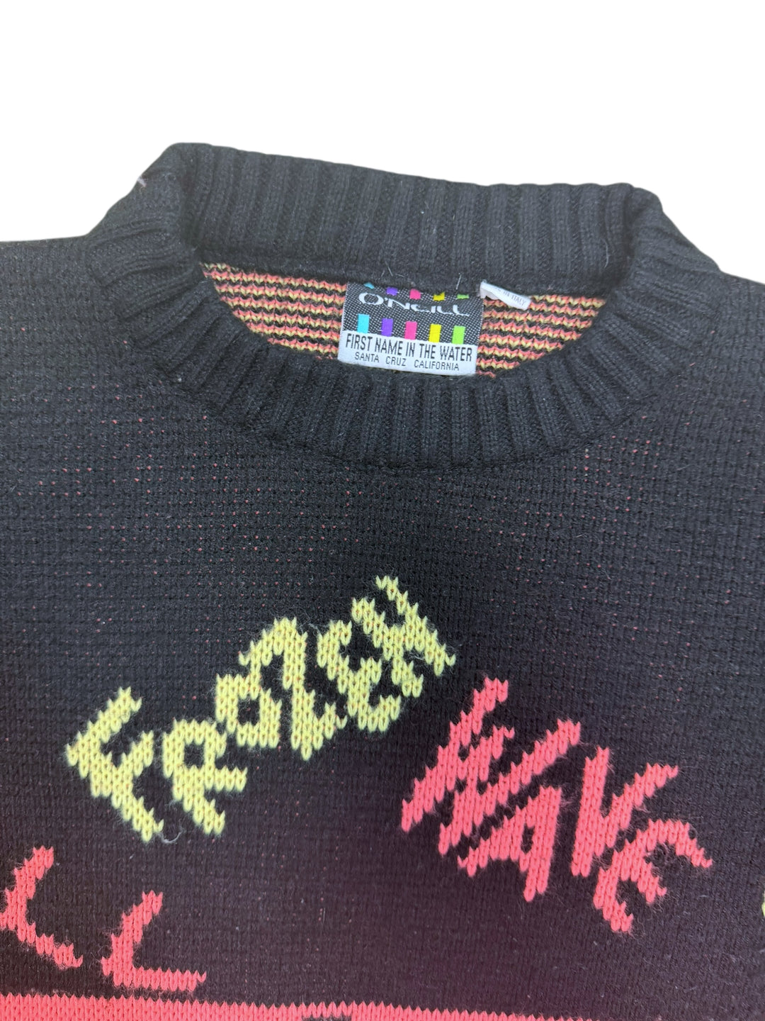 O’Neill 80s knit sweater men's medium