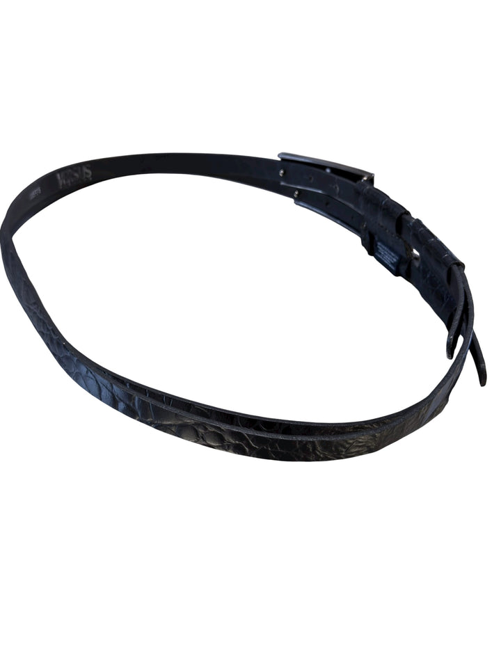 Versus Versace Vintage Double-Strap Leather Belt