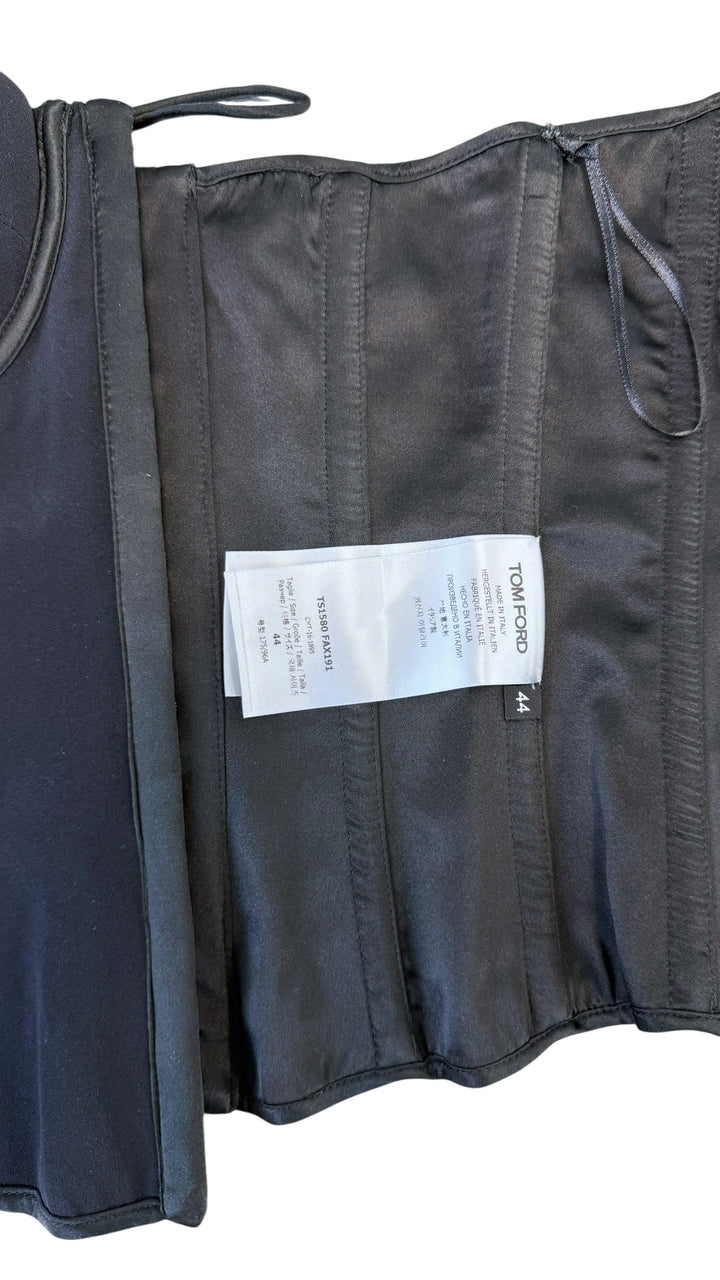 Tom Ford silk corset bustier – made in Italy