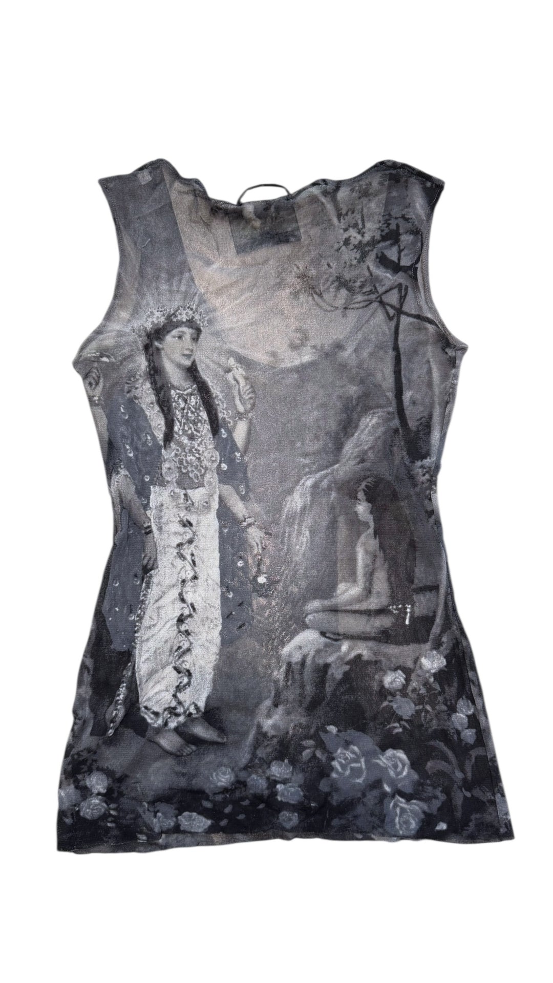 Jean Paul Gaultier Hindu Goddess sheer mesh top