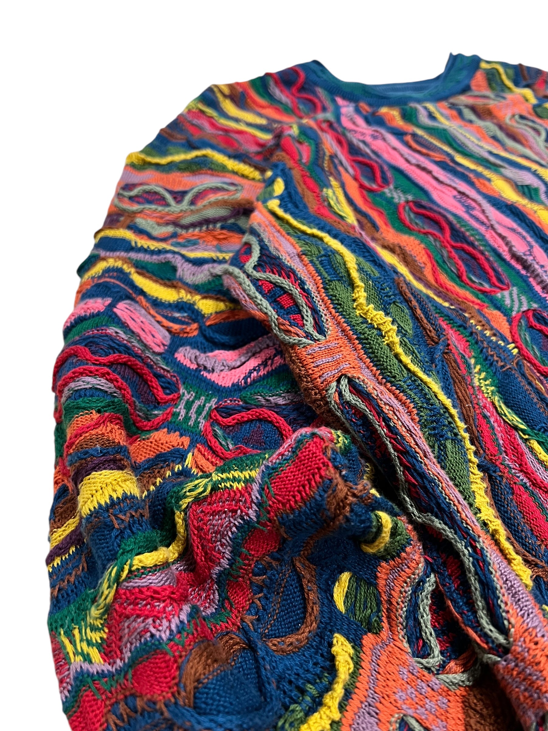 Coogi Australia vintage abstract sweater Men's large – Rats Vintage