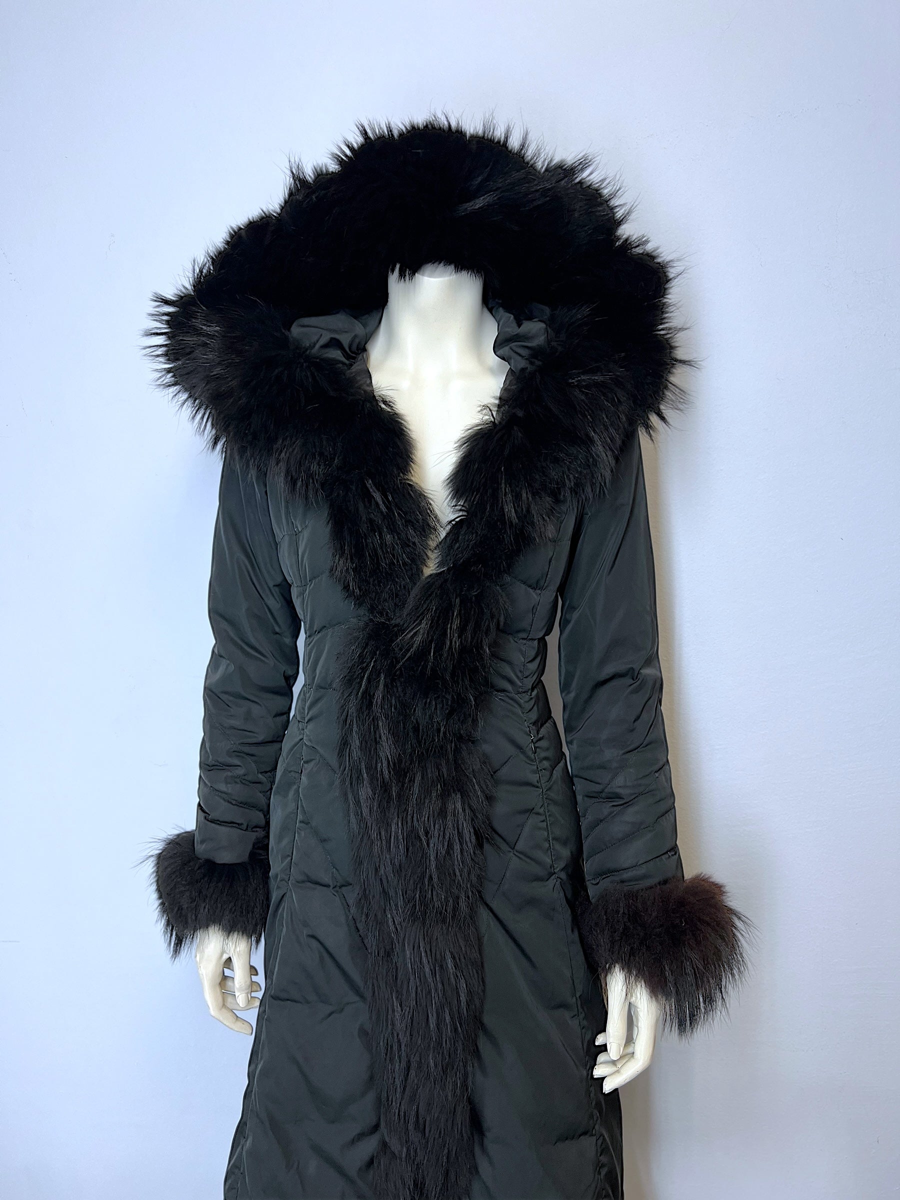 Moncler longline coat online