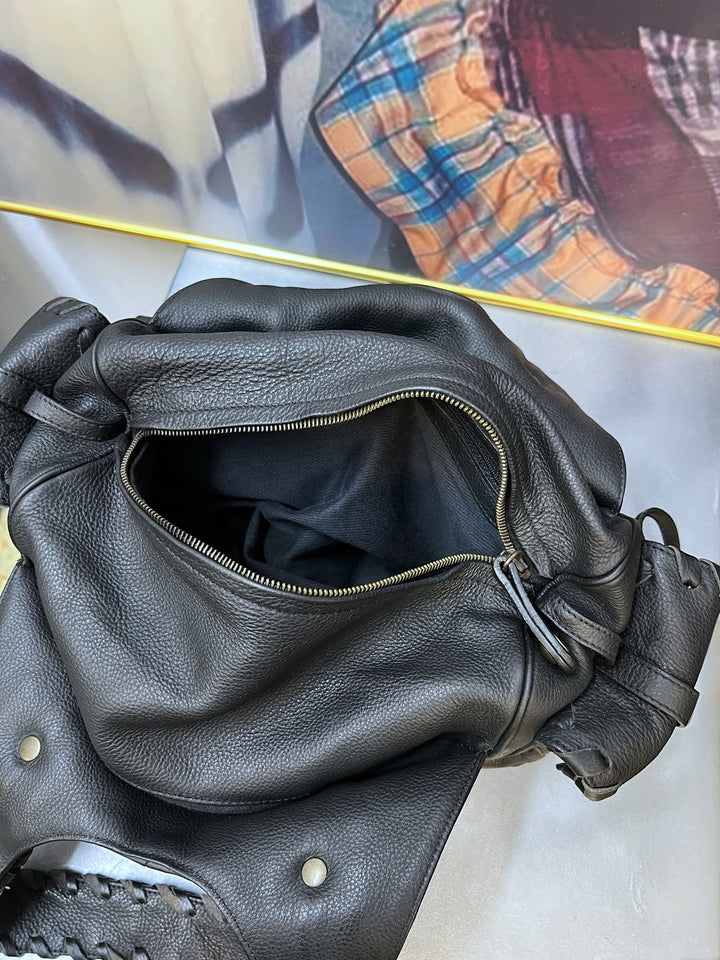 Chloé Fall 2004 Black Leather Silverado Bag