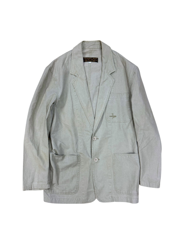 Trussardi Jeans Vintage Utility Denim Blazer Women’s Medium