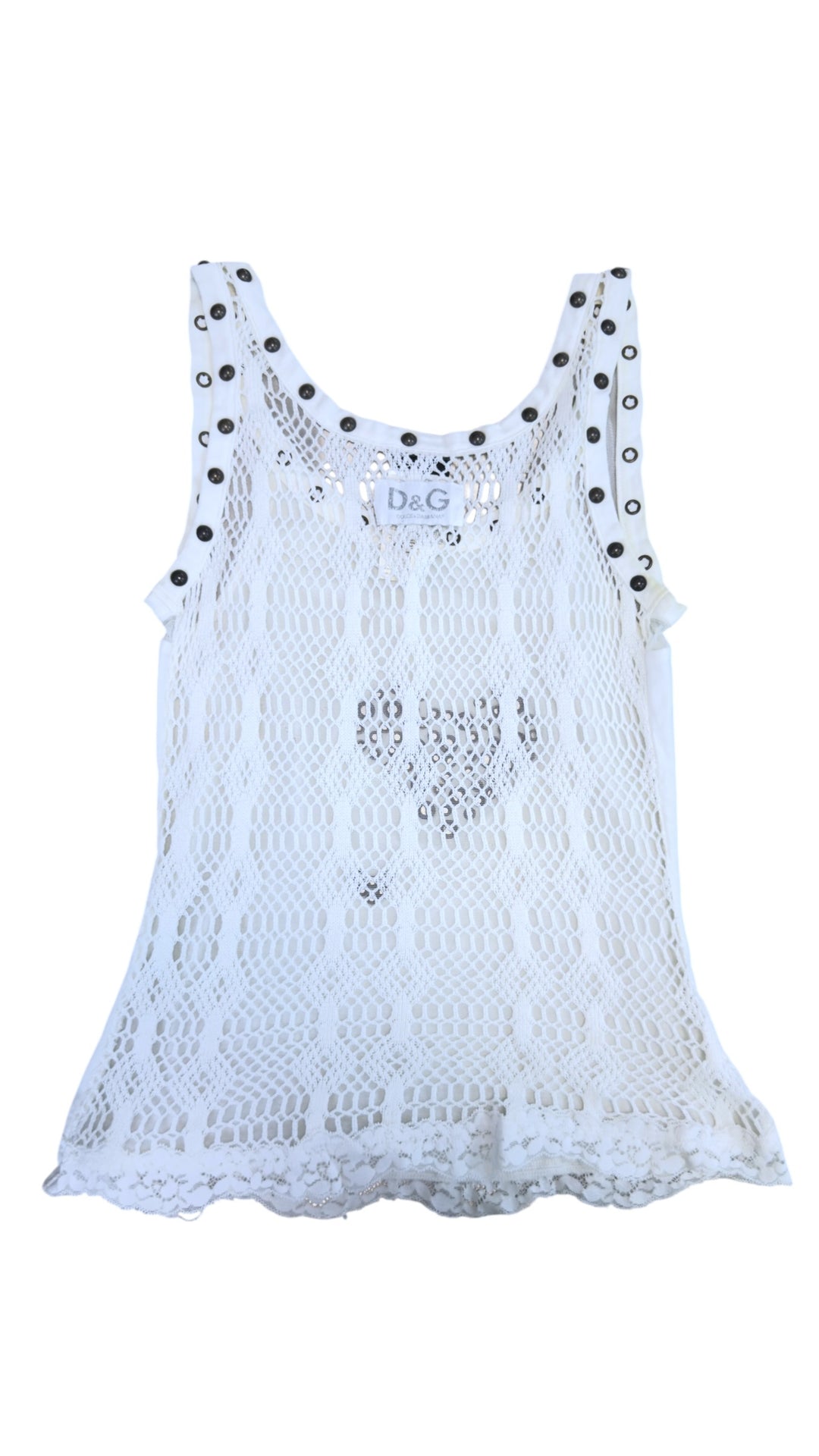 Dolce&Gabbana vintage studded heart top