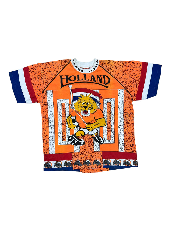 Rare 80/90s Fifa World Cup Netherlands Holland Football Tee men’s Medium