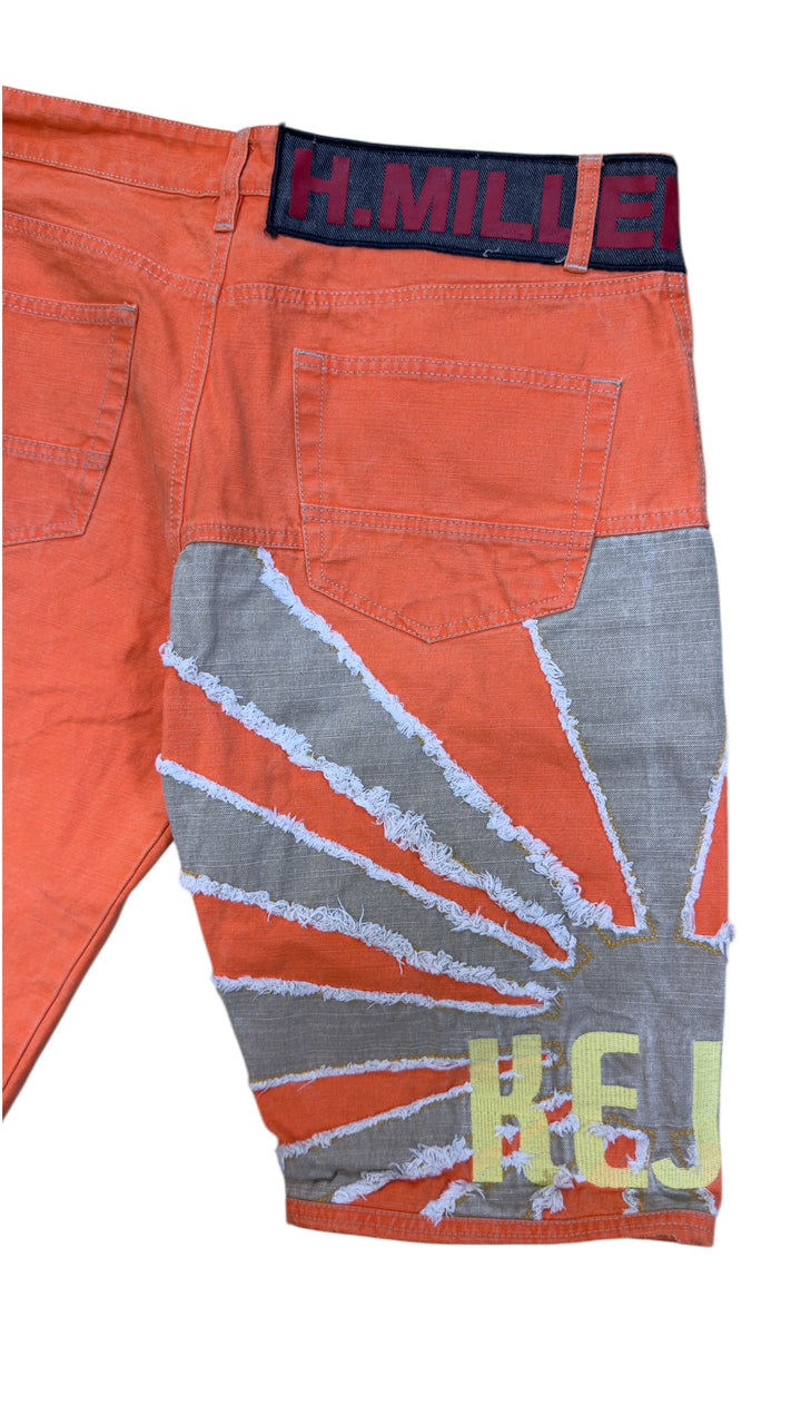 KEJO Karacol denim shorts rising sun large