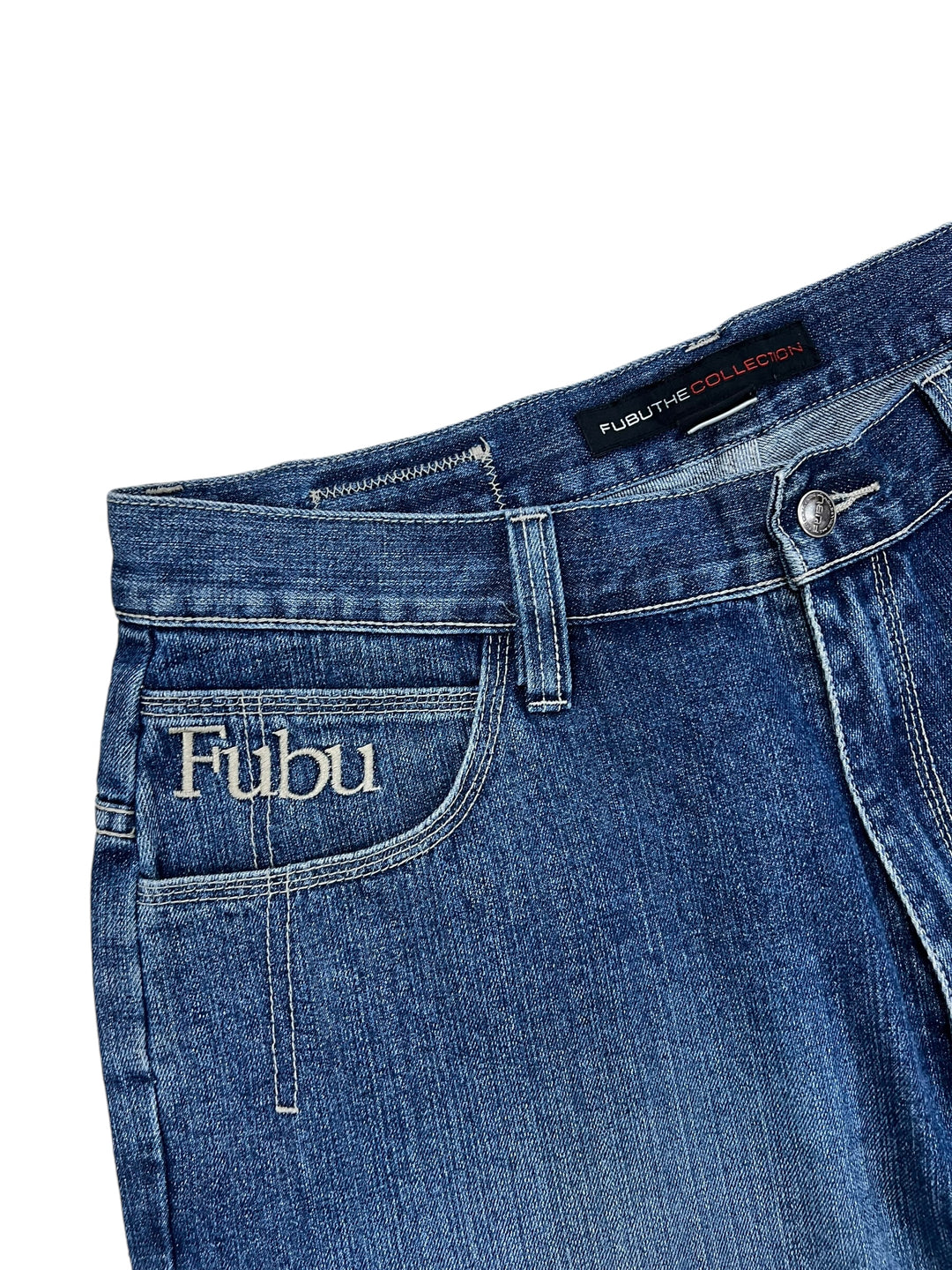 Fubu vintage denim shorts men’s large