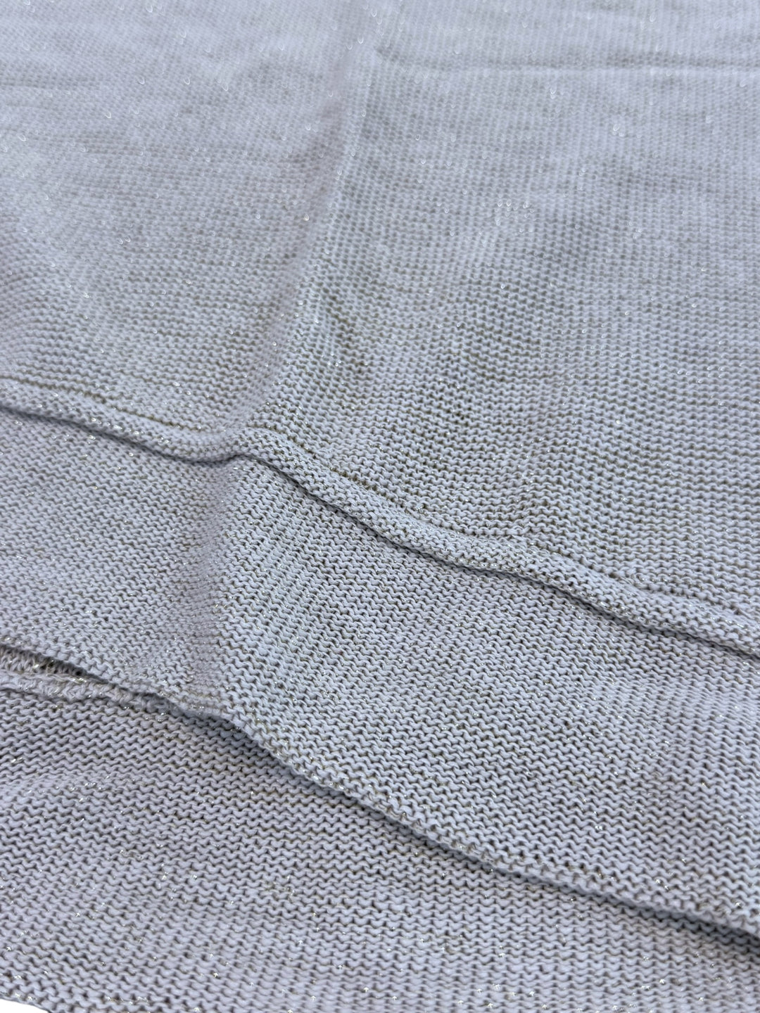 Brunello Cucinelli metallic knit oversized top