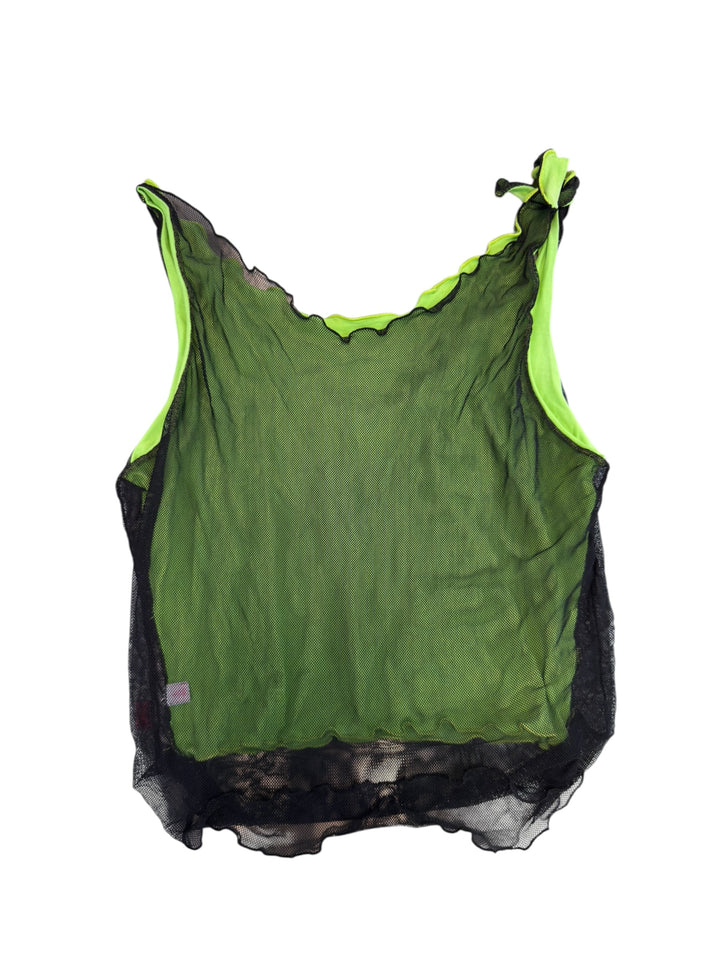 Fiorucci reversible mesh tank top