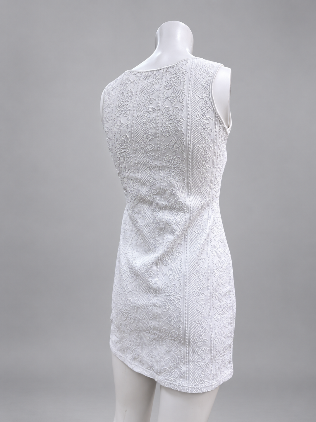 La Perla textured white mini dress