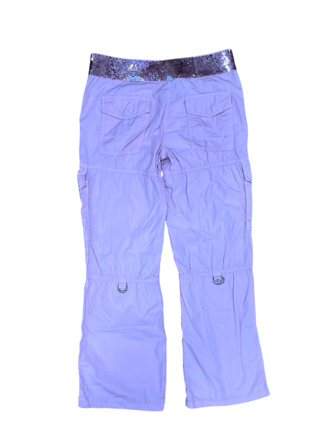 Richmond Pink Sequin Waist Cargo Pants Small eu34