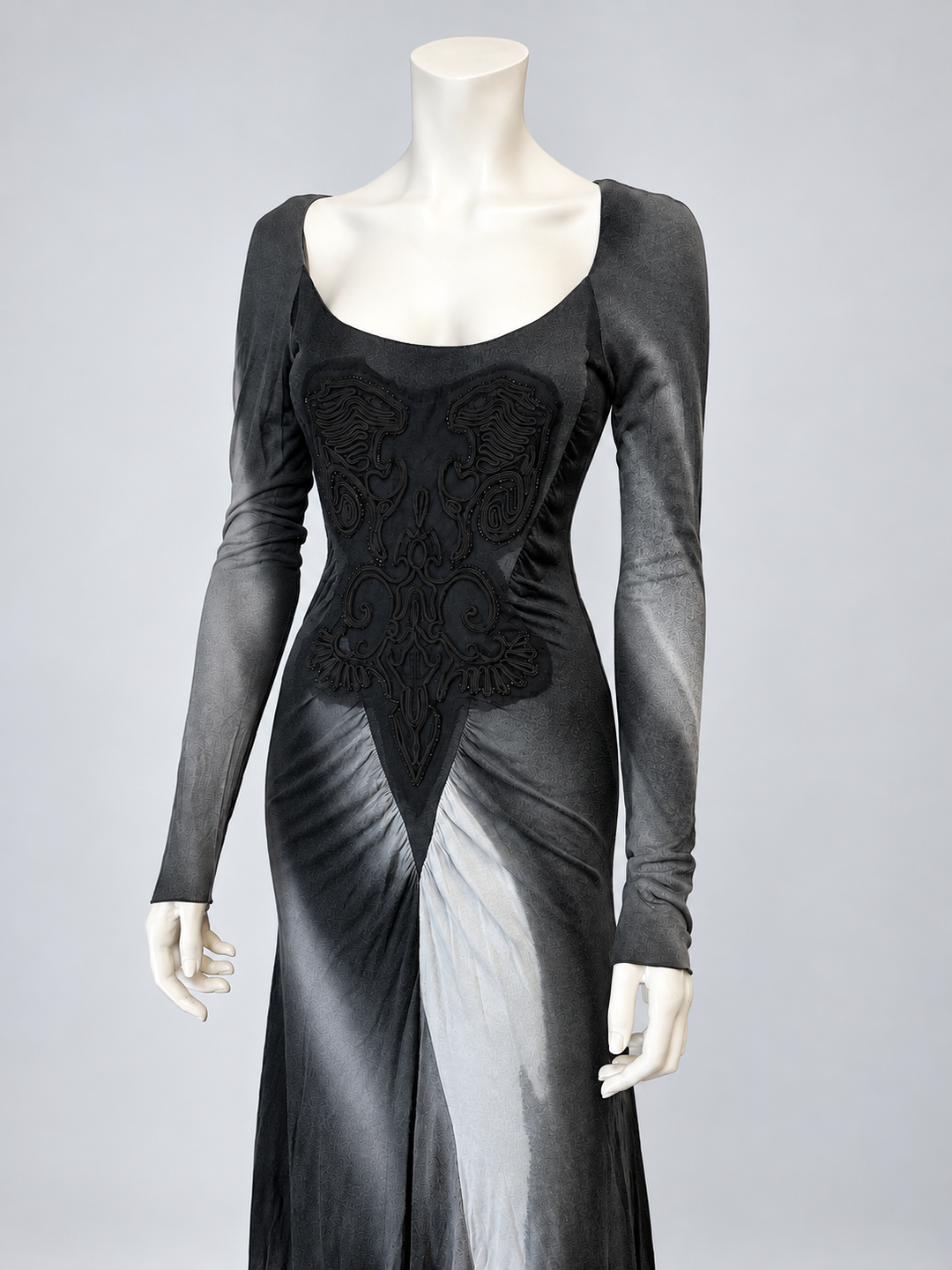 Roberto Cavalli vintage fit and flare beaded dress