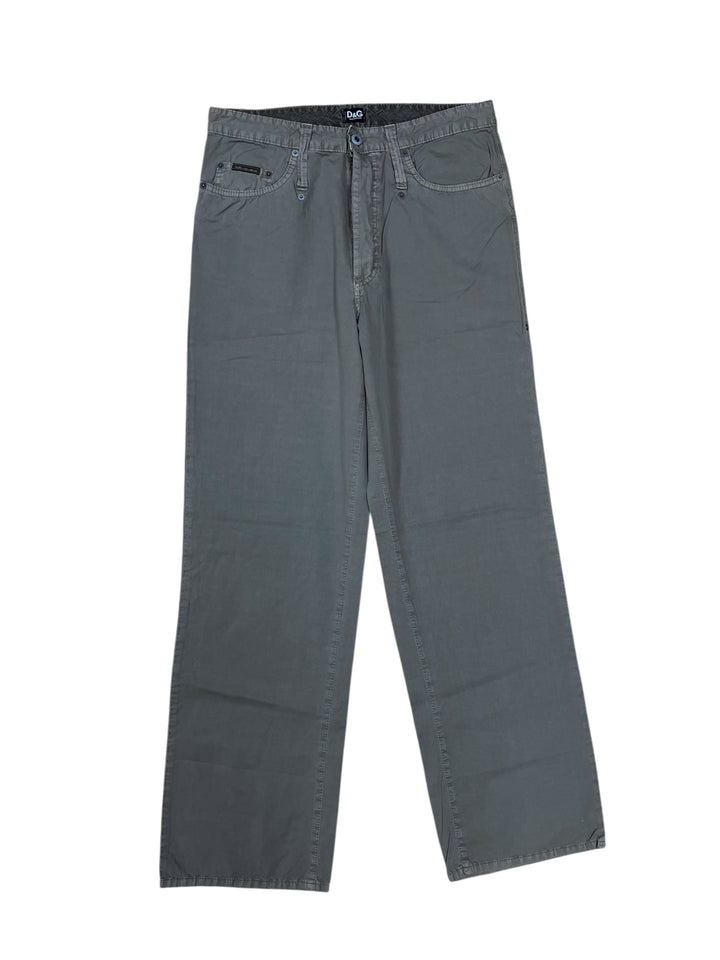 Dolce & Gabbana Cotton Straight Leg Pants Men’s Medium 33/47