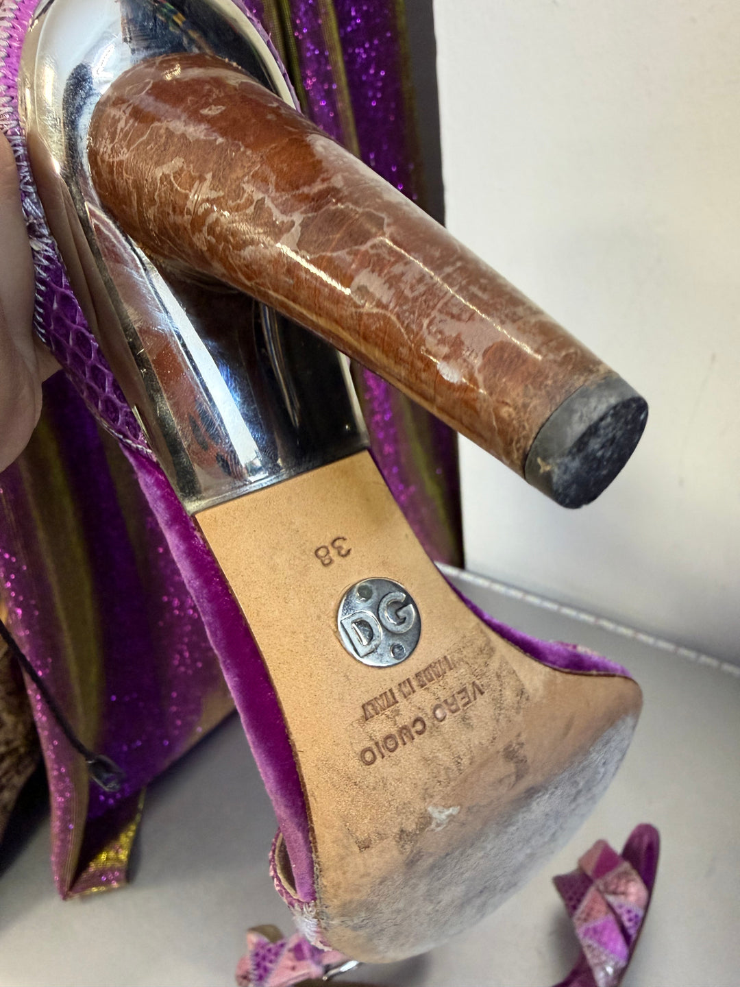 2000s Dolce&Gabbana Leather Heels EU38