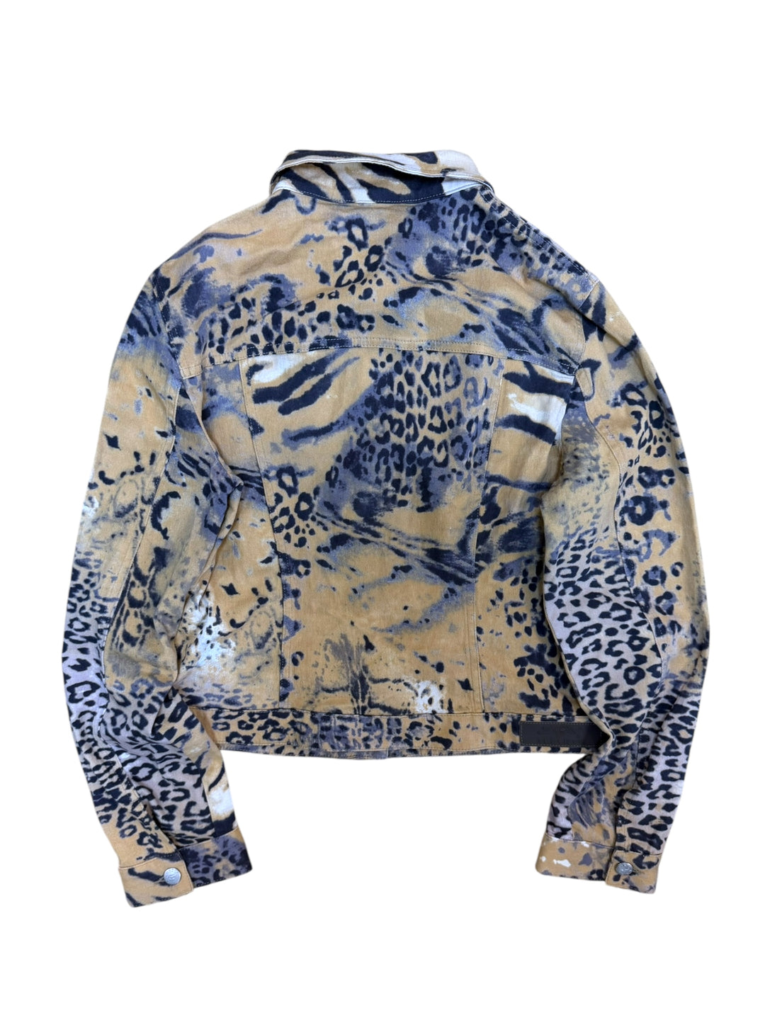 Krizia jeans vintage print denim jacket