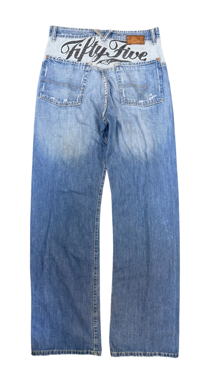 Diesel “Fifty Five” 1990s wide leg denim jeans