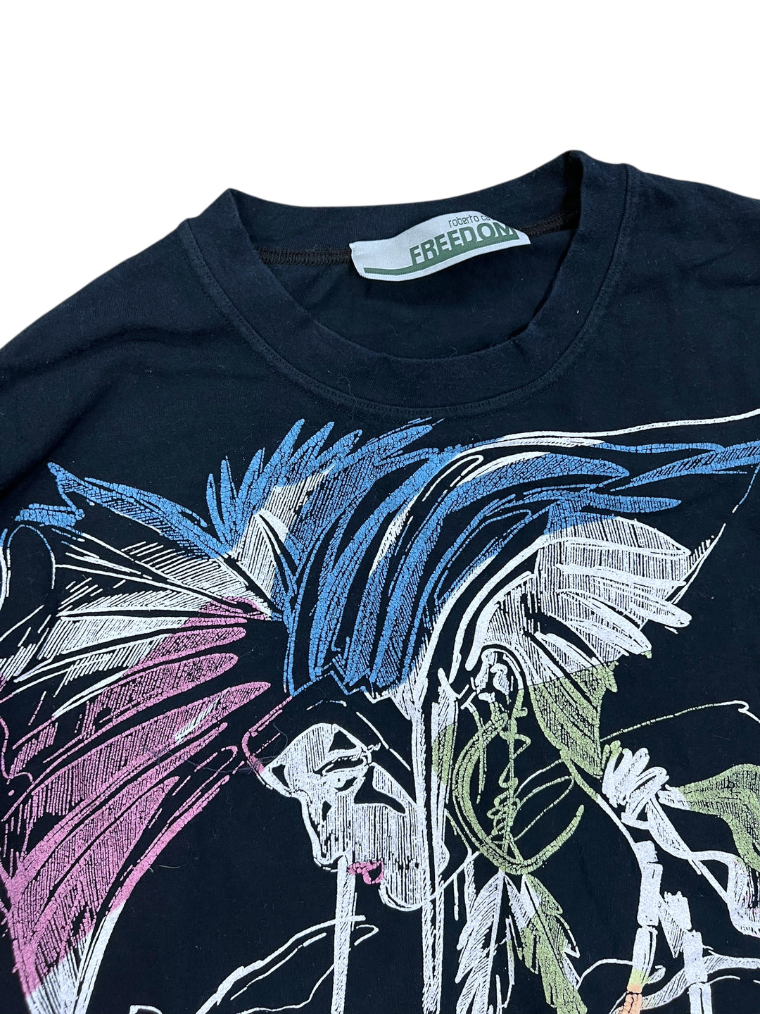 Roberto Cavalli Freedom Collection Long Sleeve Top Men’s Medium Slim Fit