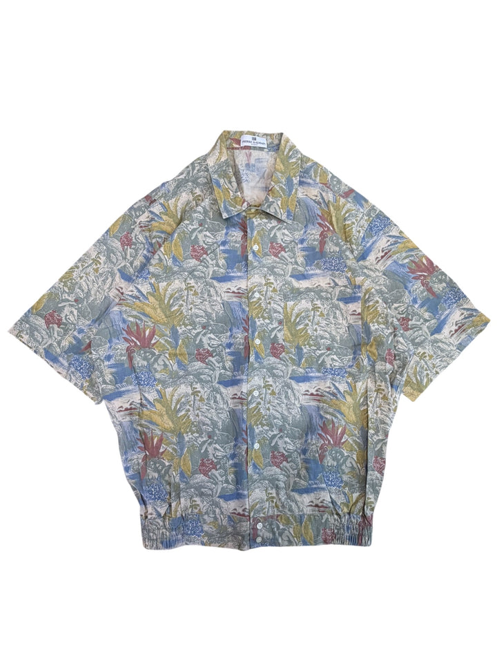 Pierre Balmain vintage tropical print short sleeve shirt
