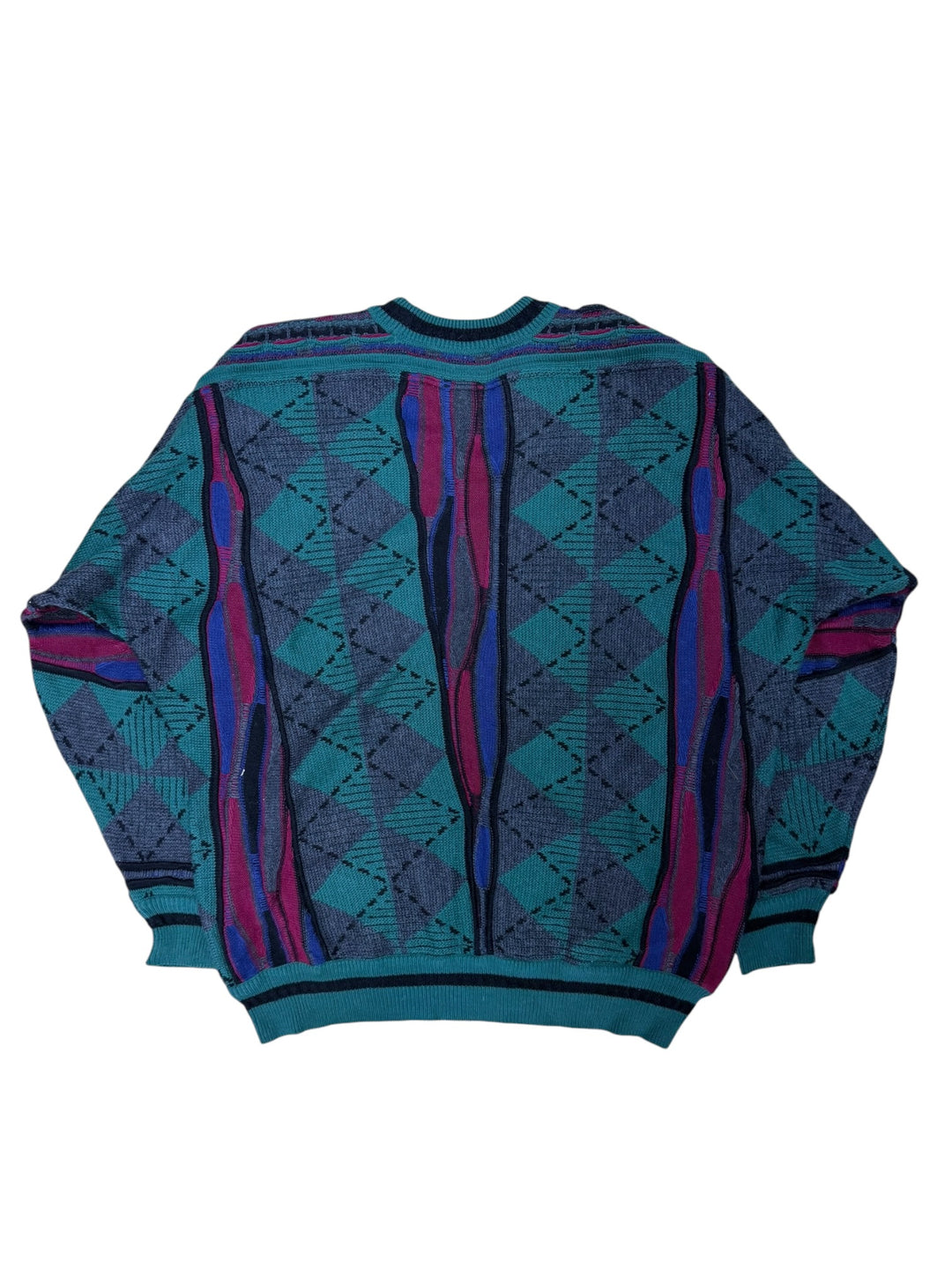 Carlo Colucci vintage geometric knit sweater
