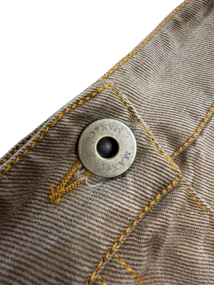 Max&Co cargo paperbag denim skirt medium