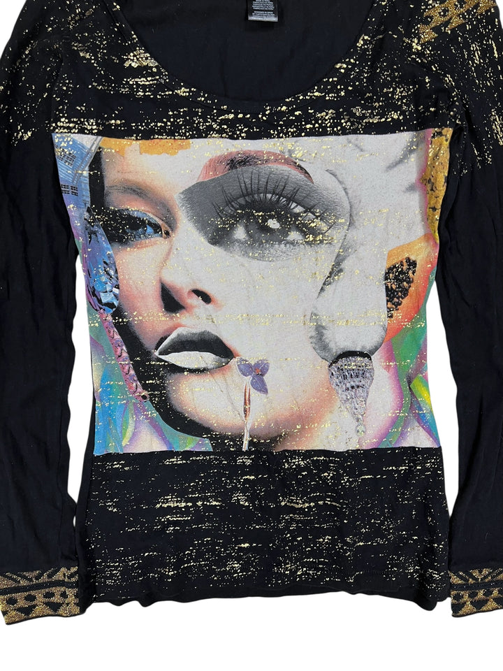 Custo Barcelona Vintage Long Sleeve Top S-M