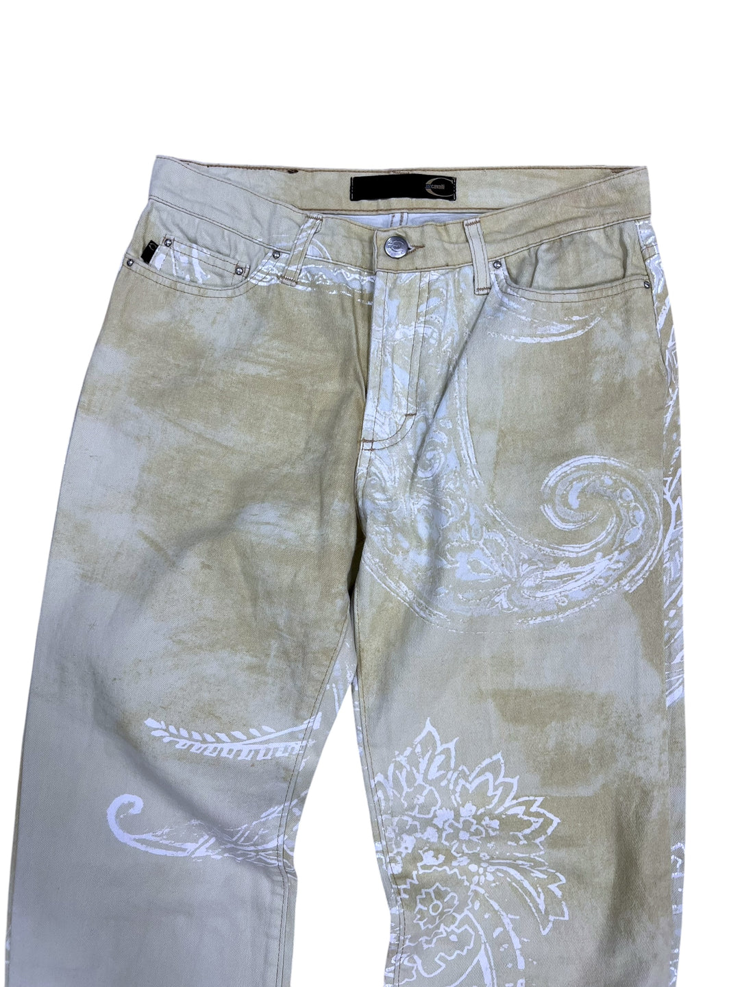Just Cavalli Vintage Paisley Print Jeans Small