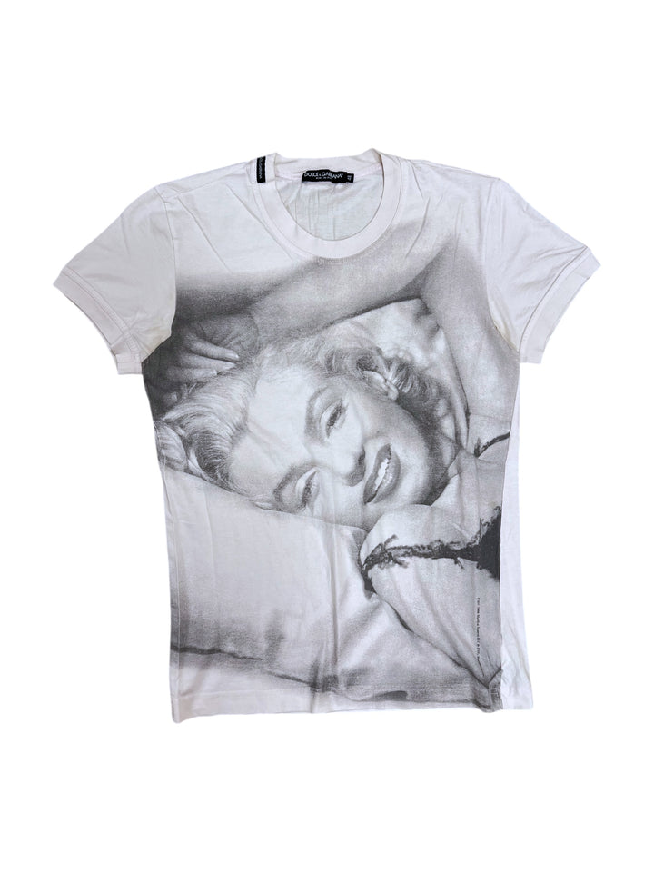 DOLCE&GABBANA 2006 Marilyn Monroe printed Tshirt wOMEN'S LARGE