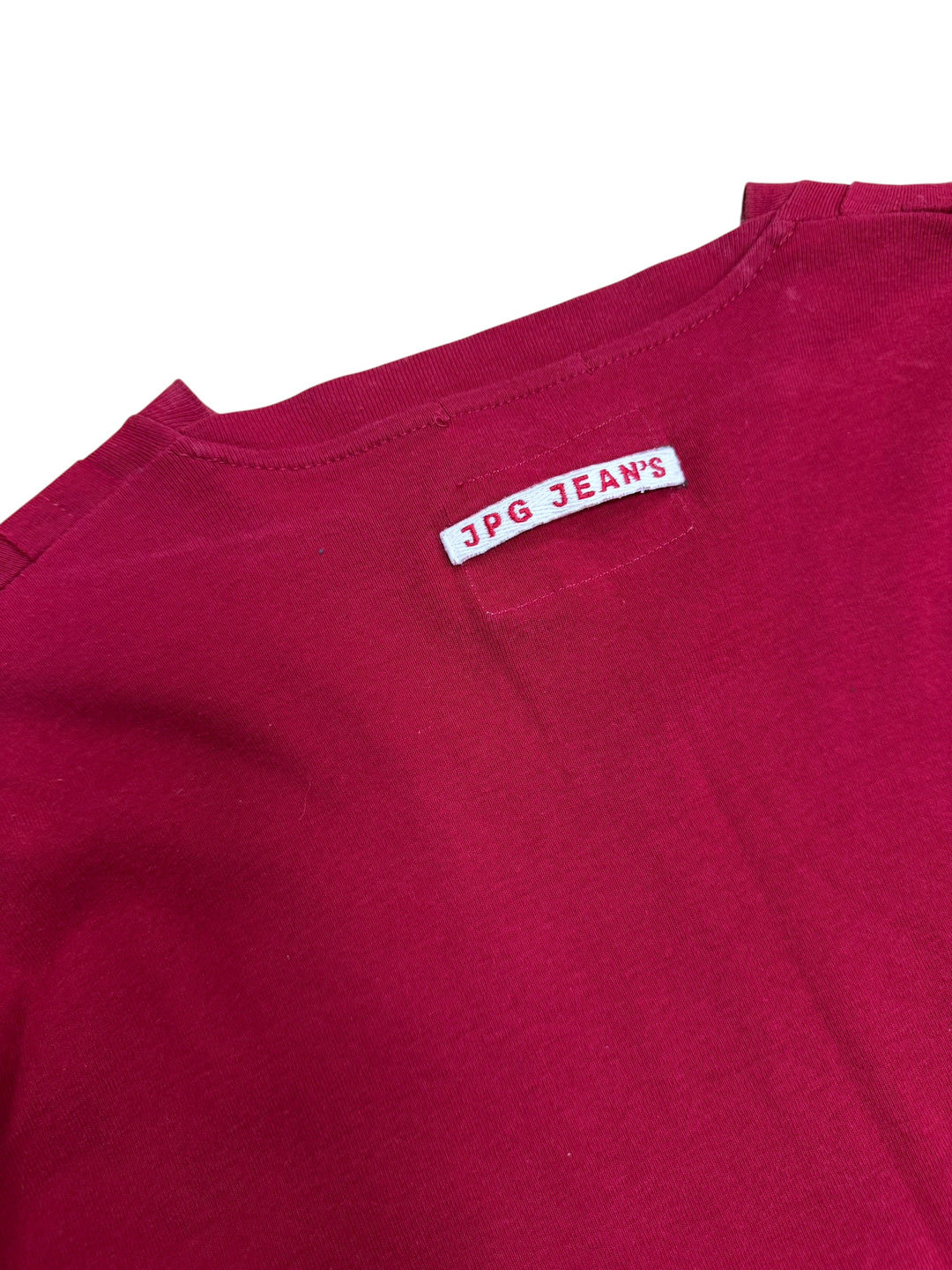 Jean Paul Gaultier pleated collage print sweatshirt