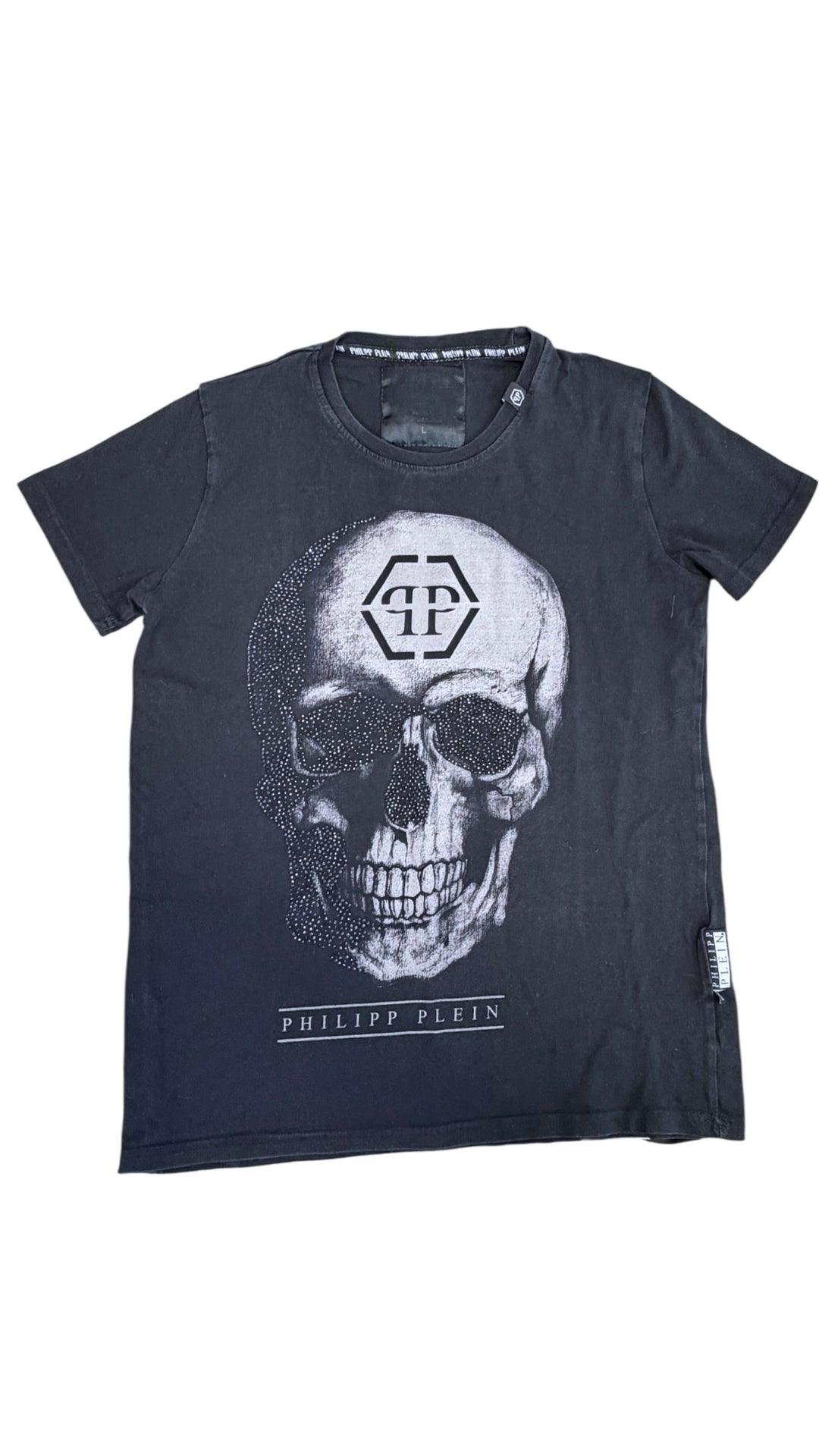 Philipp Plein Skull Rhinestone T-Shirt