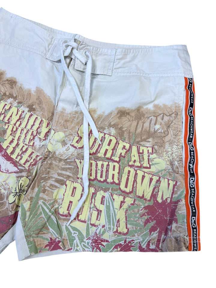 Dolce&Gabbana SS19 Graphic Swim Shorts Small