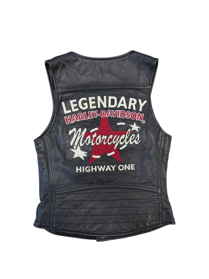 1991 Harley-Davidson Legendary Leather Vest Extra Small