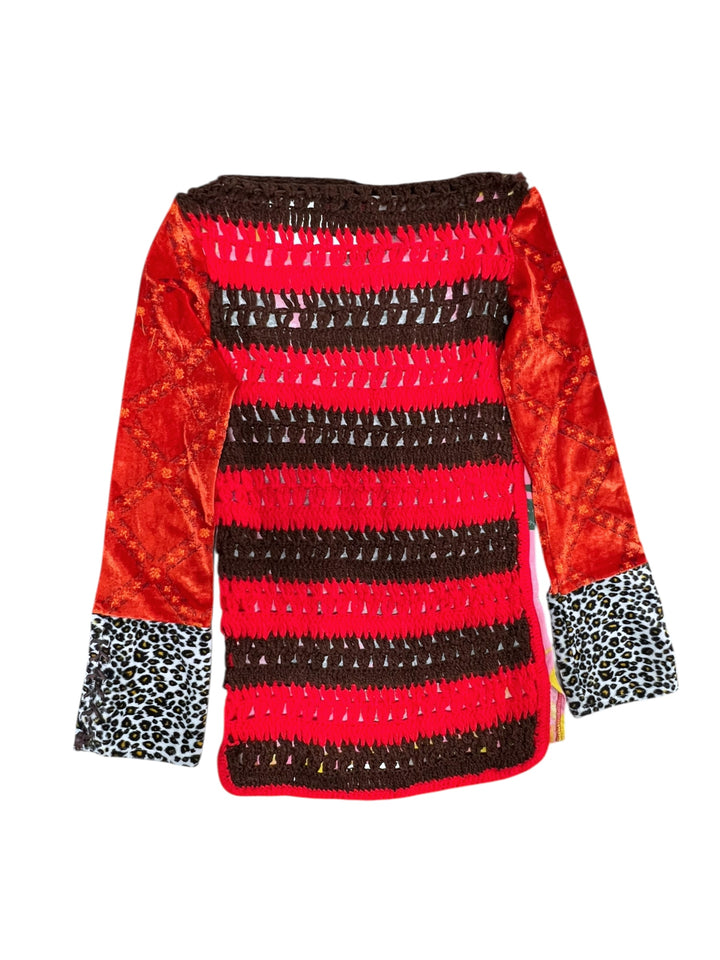 Custo Barcelona Hindu Goddess Patchwork Top (M)