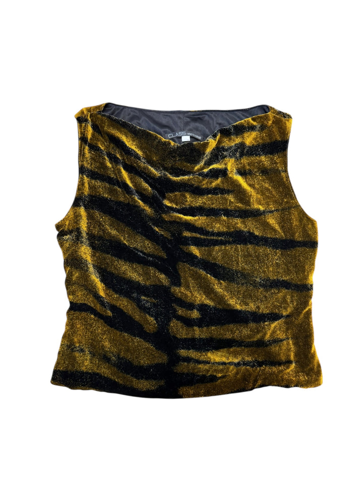 Class Roberto Cavalli ‘Velvet Tiger’ sleeveless top