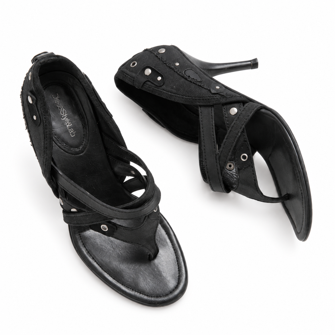Diesel Style Lab studded strappy heeled sandals