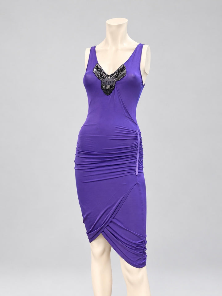 Costume National vintage purple dress small