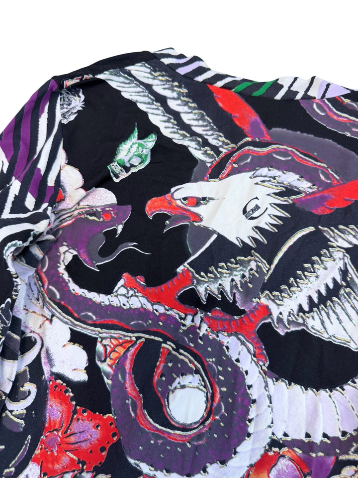 Just Cavalli vintage grunge print top