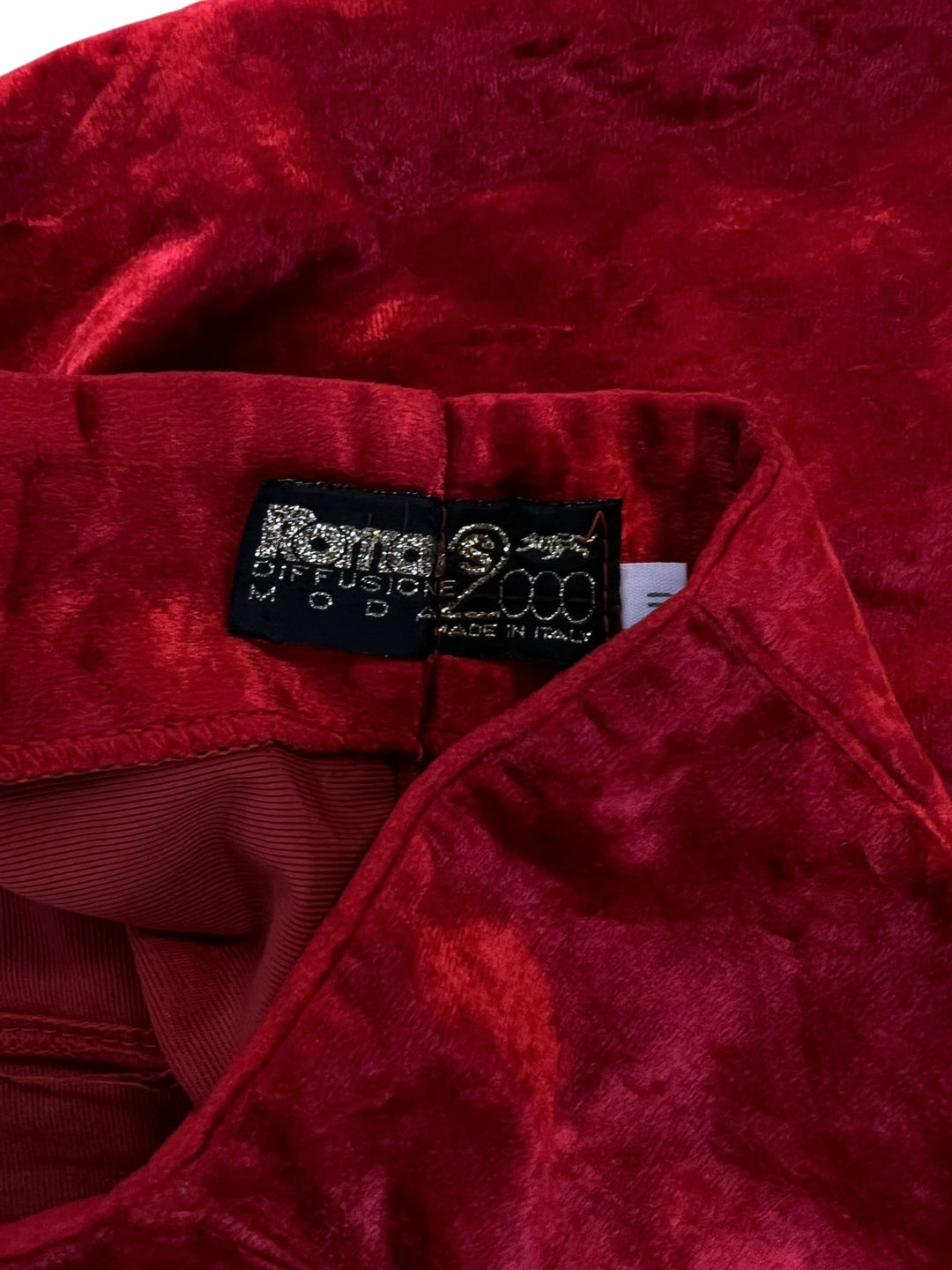Roman’s vintage velvet shorts medium